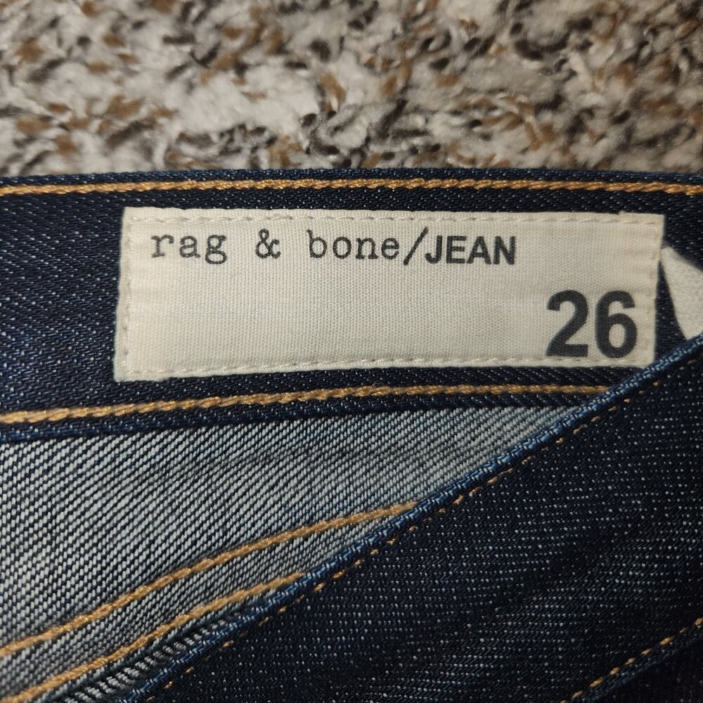 Rag & Bone Skinny Selvedge Raw Denim Jeans – Made in USA 👖✨26x31, EUC $279 MSRP - Picture 2 of 12